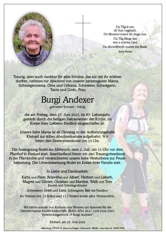 Walburga Andexer