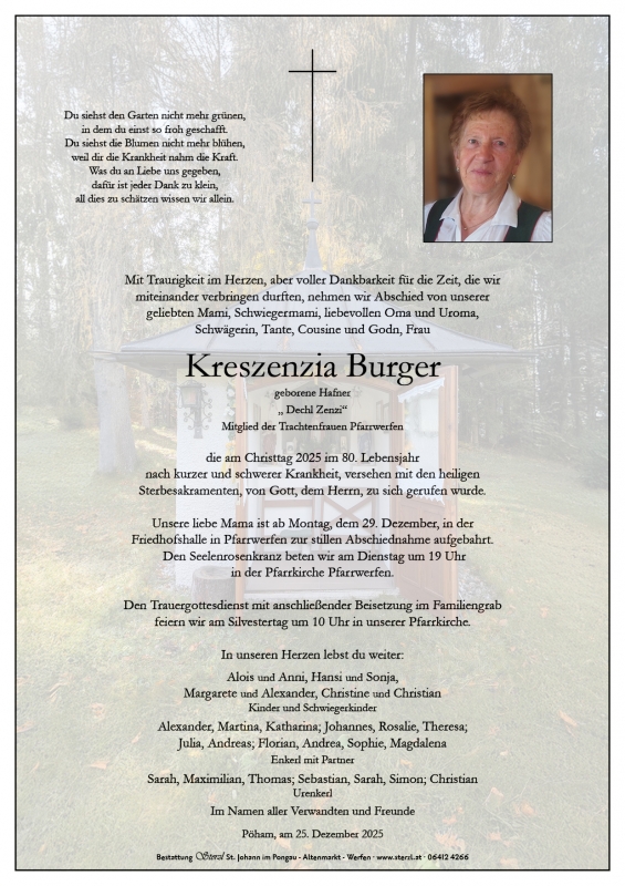 Kreszenzia Burger