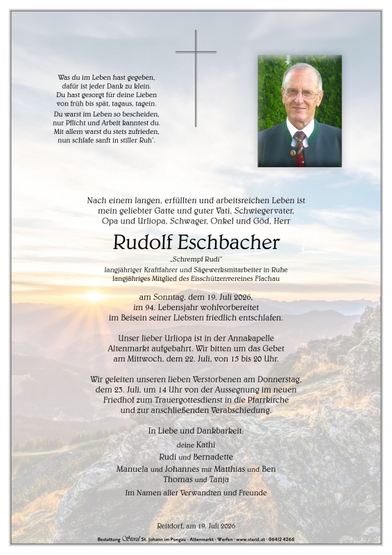 Rudolf Eschbacher