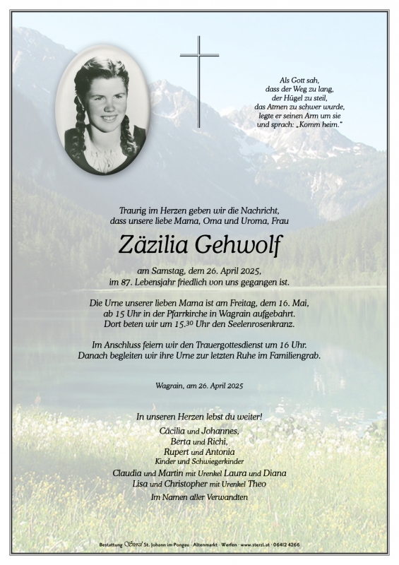 Zäzilia Gehwolf