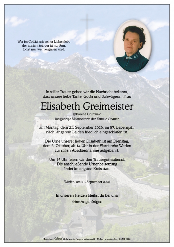 Elisabeth Greimeister
