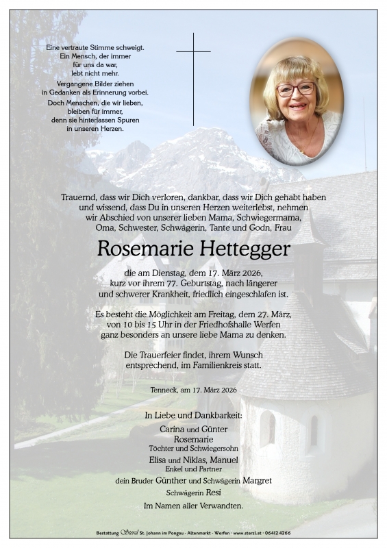 Rosemarie Hettegger