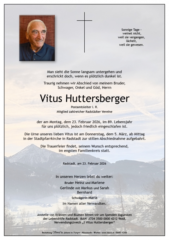 Vitus Huttersberger