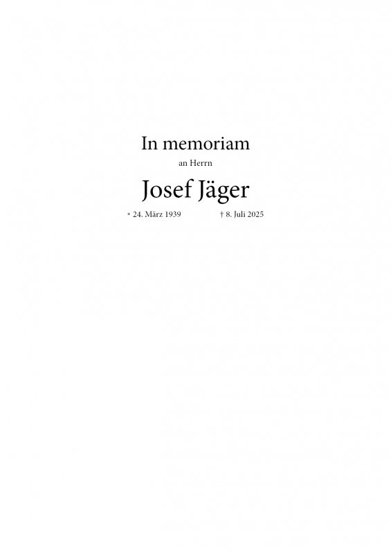 Josef Jäger