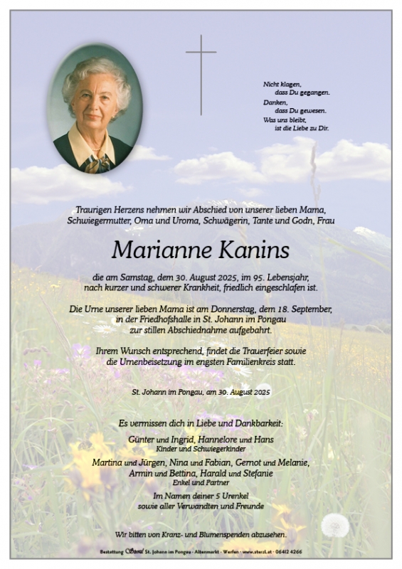 Marianne Kanins