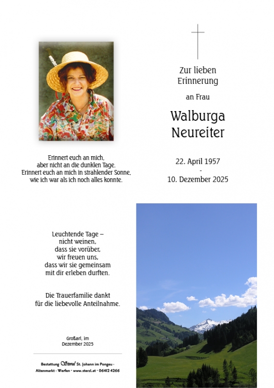 Walburga Neureiter