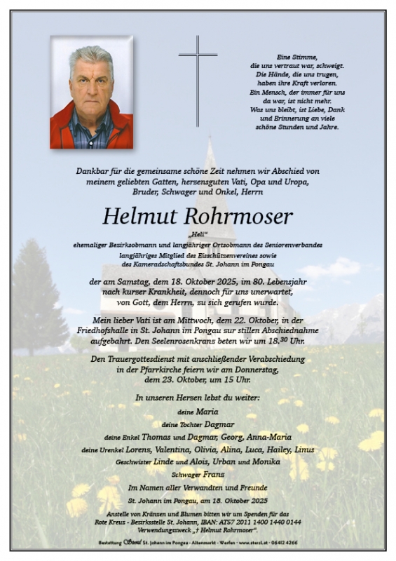 Helmut Rohrmoser