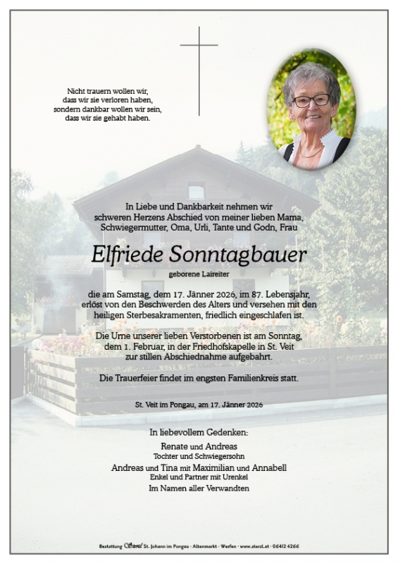Elfriede Sonntagbauer