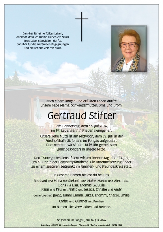 Gertraud Stifter