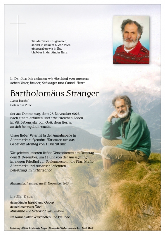 Bartholomäus Stranger