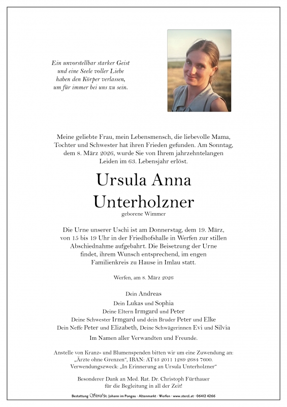 Ursula Anna Unterholzner