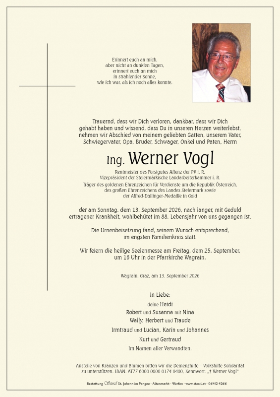 Ing. Werner Vogl