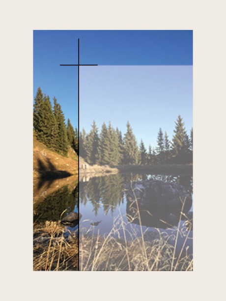 Andenkenbild Bergsee 7, Bestattung Sterzl